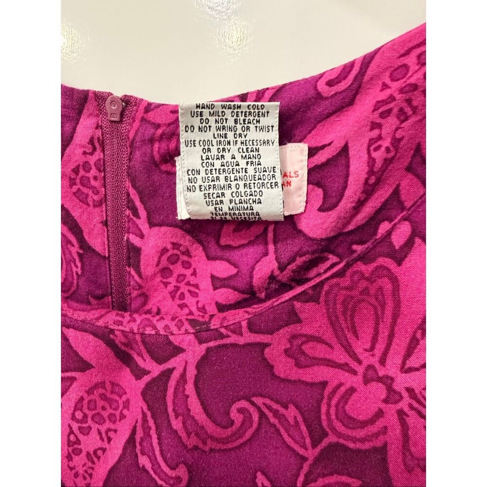 R&K Originals Vintage 20W Paisley Shift Dress - Picture 6 of 7